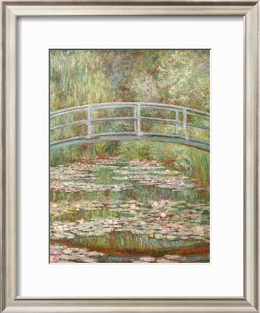 Bridge Over A Pond Of Water Lilies Giclee Print Claude Monet Art Com