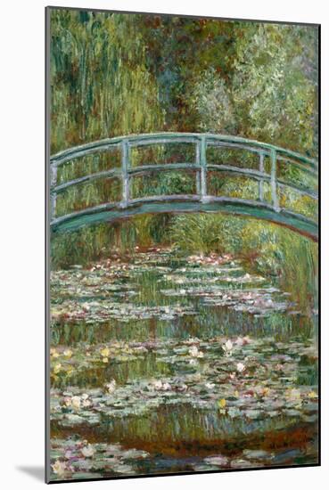 Bridge over a Pond of Water Lilies-Claude Monet-Mounted Art Print