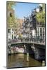 Bridge over Brouwersgracht, Amsterdam, Netherlands, Europe-Amanda Hall-Mounted Photographic Print