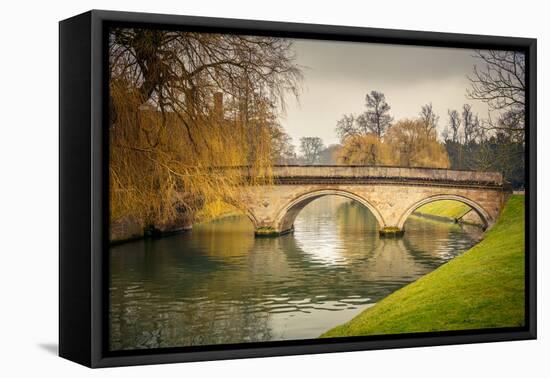 Bridge over Cam River, Cambridge University-sborisov-Framed Premier Image Canvas