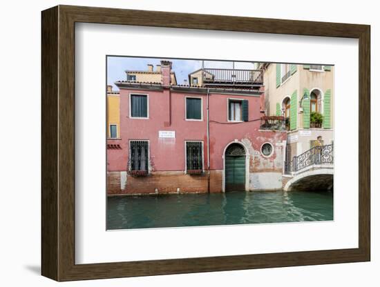 Bridge over Canal. Venice. Italy-Tom Norring-Framed Photographic Print