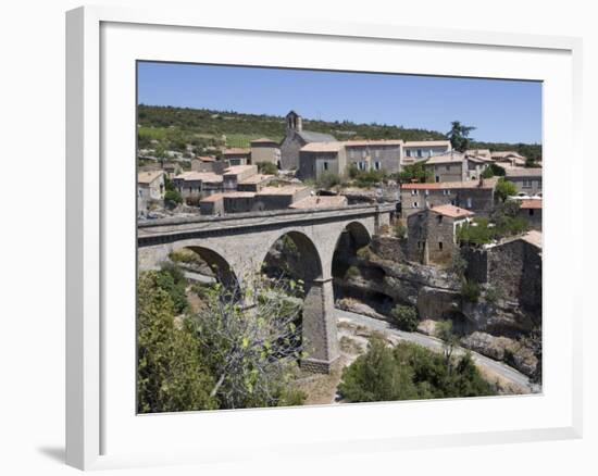 Bridge over Gorge, Minerve, Herault, Languedoc-Roussillon, France, Europe-Martin Child-Framed Photographic Print