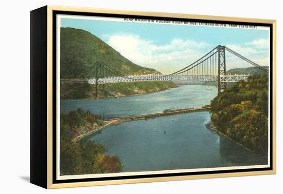 Bridge over Hudson River, New York-null-Framed Stretched Canvas