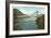 Bridge over Hudson River, New York-null-Framed Art Print