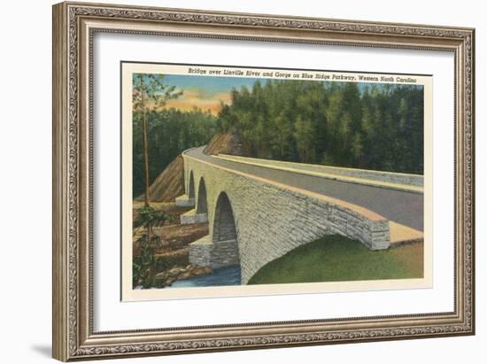 Bridge over Linville River-null-Framed Art Print