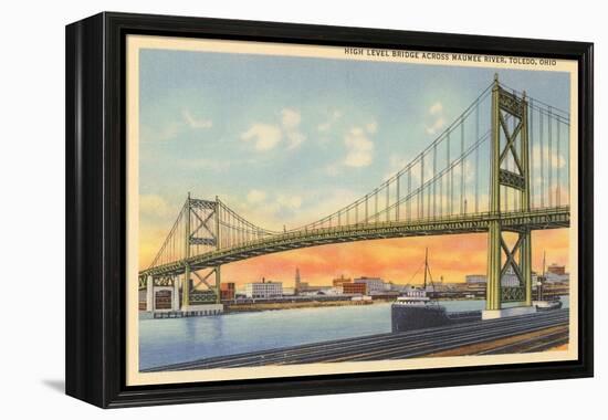 Bridge over Maumee River, Toledo, Ohio-null-Framed Stretched Canvas