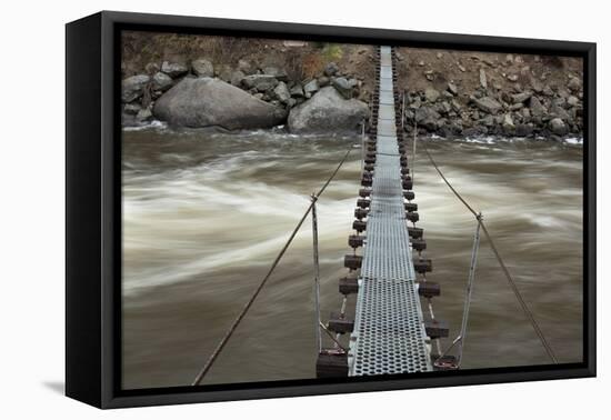 Bridge over Payette River, Idaho-Paul Souders-Framed Premier Image Canvas