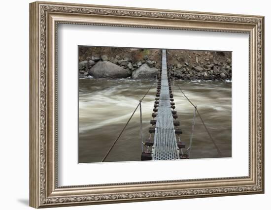 Bridge over Payette River, Idaho-Paul Souders-Framed Photographic Print