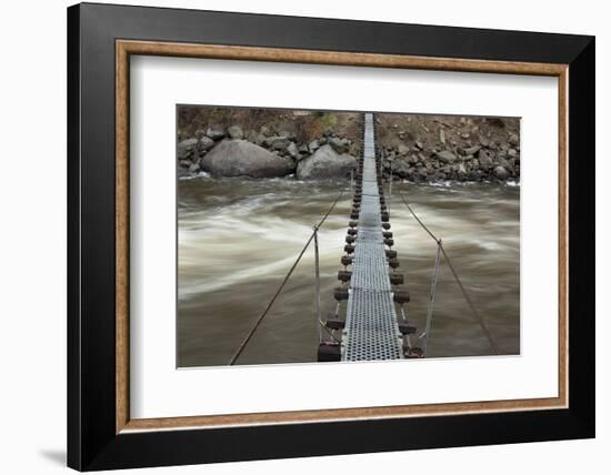 Bridge over Payette River, Idaho-Paul Souders-Framed Photographic Print