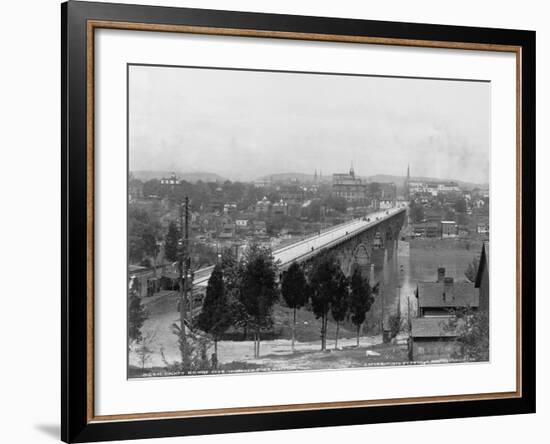 Bridge over Tennessee River in Knoxville-null-Framed Photographic Print