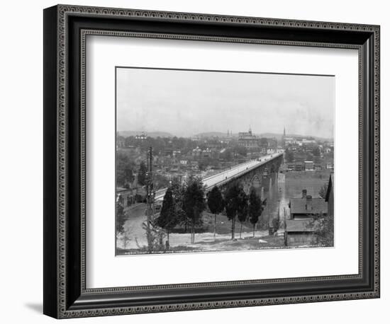 Bridge over Tennessee River in Knoxville-null-Framed Photographic Print