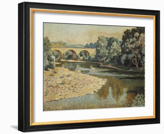 Bridge over the Allier-Roger Fry-Framed Giclee Print