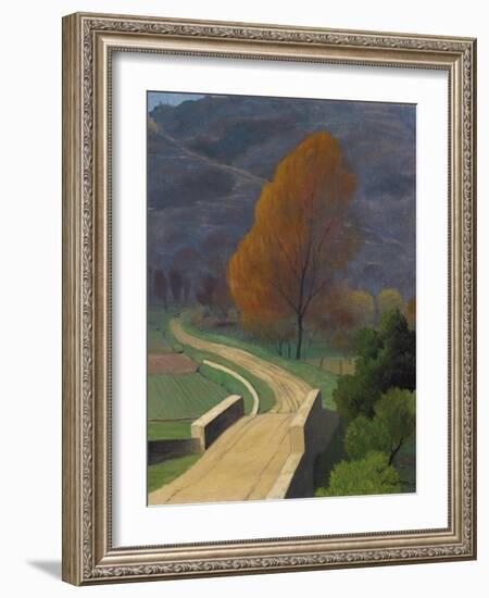 Bridge over the Beal, 1922-Félix Vallotton-Framed Giclee Print