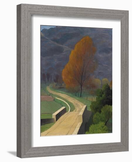 Bridge over the Beal, 1922-Félix Vallotton-Framed Giclee Print