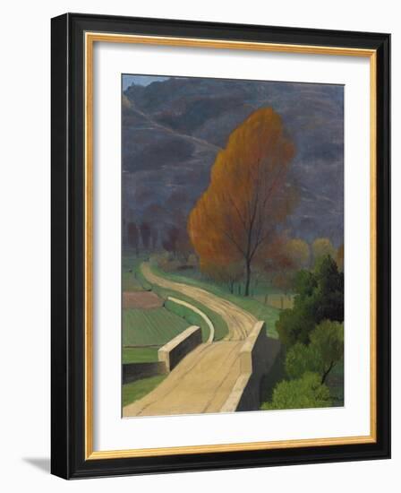 Bridge over the Beal, 1922-Félix Vallotton-Framed Giclee Print