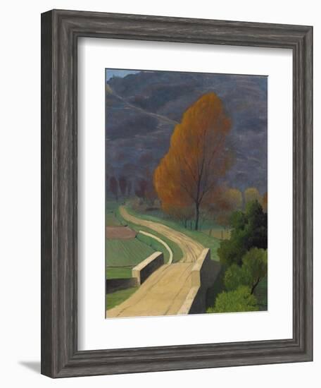 Bridge over the Beal, 1922-Félix Vallotton-Framed Giclee Print