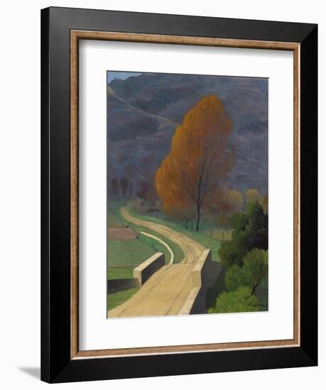 Bridge over the Beal, 1922-Félix Vallotton-Framed Giclee Print