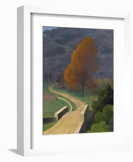 Bridge over the Beal, 1922-Félix Vallotton-Framed Giclee Print