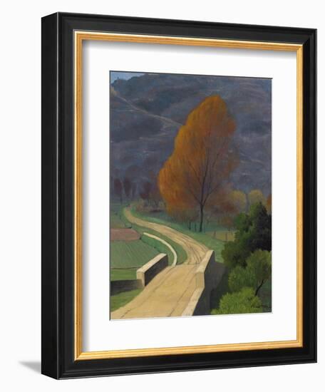 Bridge over the Beal, 1922-Félix Vallotton-Framed Giclee Print