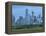 Bridge over the Dallas River Floodplain, and Skyline of the Downtown Area, Dallas, Texas, USA-Waltham Tony-Framed Premier Image Canvas