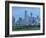 Bridge over the Dallas River Floodplain, and Skyline of the Downtown Area, Dallas, Texas, USA-Waltham Tony-Framed Photographic Print