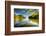 Bridge Over the Hudson River with Fall Colors-George Oze-Framed Photographic Print