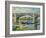 Bridge over the River at Argenteuil, 1874-Claude Monet-Framed Giclee Print