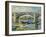 Bridge over the River at Argenteuil, 1874-Claude Monet-Framed Giclee Print