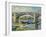 Bridge over the River at Argenteuil, 1874-Claude Monet-Framed Giclee Print