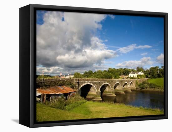 Bridge over the River Ilen Near Skibbereen, County Cork, Ireland-null-Framed Premier Image Canvas