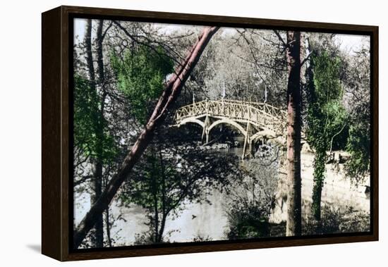 Bridge over the River Thames at Nuneham Courtenay, Oxfordshire, 1926-null-Framed Premier Image Canvas