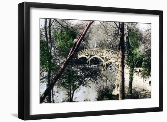 Bridge over the River Thames at Nuneham Courtenay, Oxfordshire, 1926-null-Framed Giclee Print