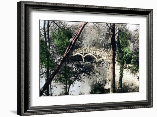 Bridge over the River Thames at Nuneham Courtenay, Oxfordshire, 1926-null-Framed Giclee Print