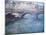 Bridge Over the Seine, Pont De Seine, Paris-Eugène Boudin-Mounted Giclee Print