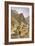 Bridge over the Sutlej at Wangtoo, from 'India Ancient and Modern', 1867 (Colour Litho)-William 'Crimea' Simpson-Framed Giclee Print