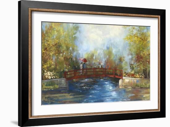 Bridge over the water-Anna Polanski-Framed Art Print
