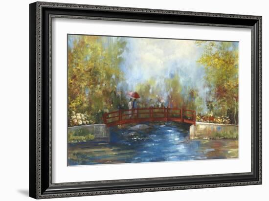 Bridge over the water-Anna Polanski-Framed Art Print