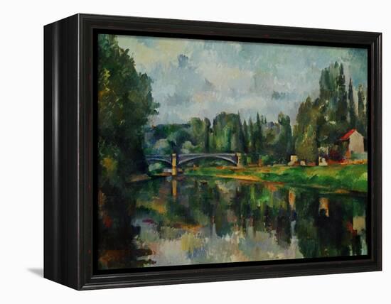 Bridge Over Ther Marne at Creteil, 1888-Paul Cézanne-Framed Premier Image Canvas