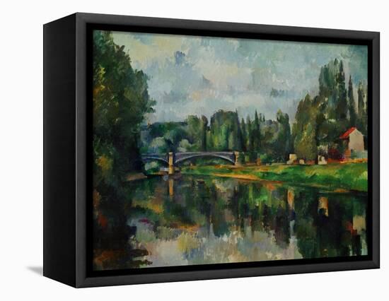 Bridge Over Ther Marne at Creteil, 1888-Paul Cézanne-Framed Premier Image Canvas