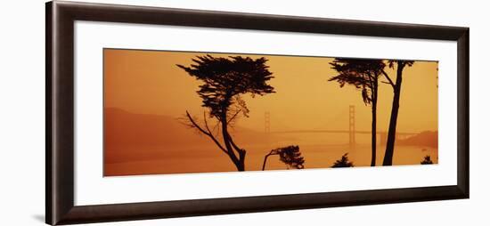 Bridge Over Water, Golden Gate Bridge, San Francisco, California, USA-null-Framed Photographic Print