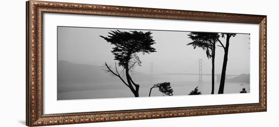 Bridge over Water, Golden Gate Bridge, San Francisco, California, USA-null-Framed Photographic Print