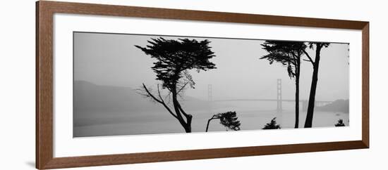 Bridge over Water, Golden Gate Bridge, San Francisco, California, USA-null-Framed Photographic Print