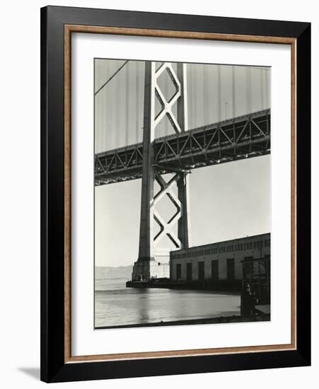 Bridge, San Francisco, 1937-Brett Weston-Framed Photographic Print