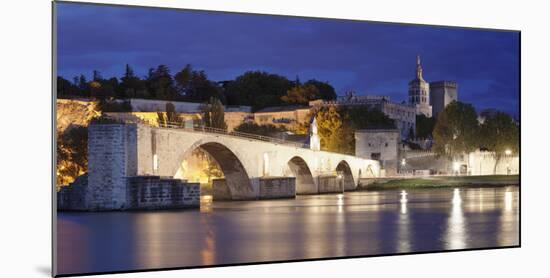 Bridge St. Benezet over Rhone River-Markus Lange-Mounted Photographic Print