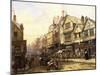 Bridge Street, Chester, England-Louise J. Rayner-Mounted Giclee Print
