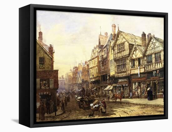 Bridge Street, Chester, England-Louise J. Rayner-Framed Premier Image Canvas
