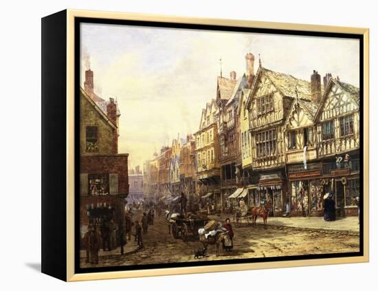 Bridge Street, Chester, England-Louise J. Rayner-Framed Premier Image Canvas