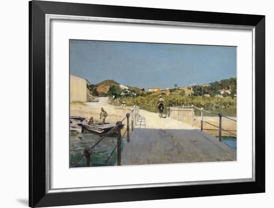 Bridge to Island of Elba, 1888-Telemaco Signorini-Framed Giclee Print