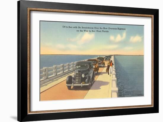 Bridge to Key West, Florida-null-Framed Art Print