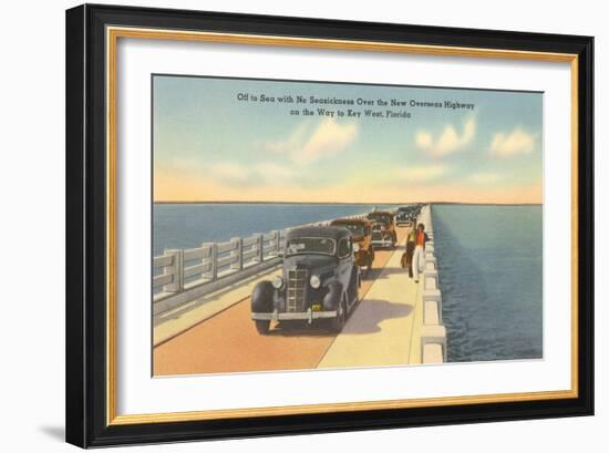 Bridge to Key West, Florida-null-Framed Art Print